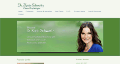 Desktop Screenshot of drkarinschwartz.com